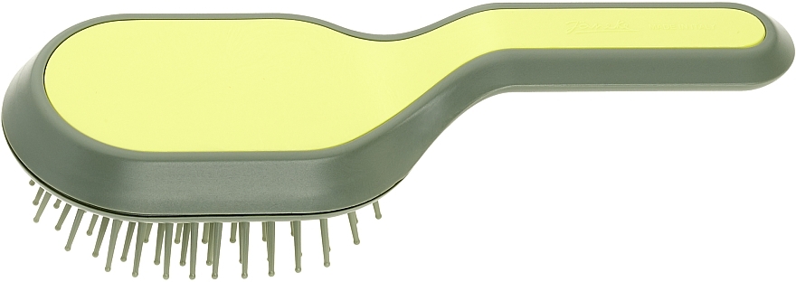 Hair Brush, light green - Janeke Bag Curvy Hairbrush — photo N1