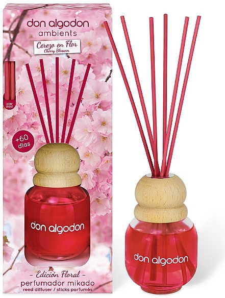 Fragrance Diffuser - Don Algodon Mikado Air Freshener Cherry — photo N1