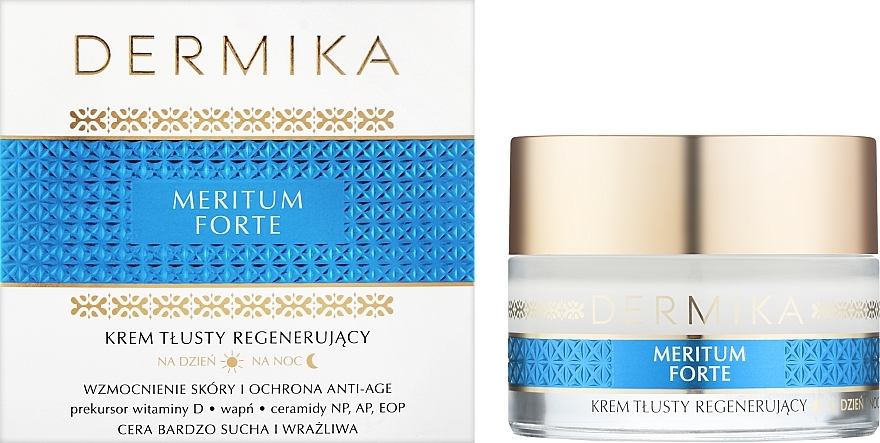 Regenerating Face Cream for Extra Dry & Sensitive Skin - Dermika Meritum Forte — photo N21