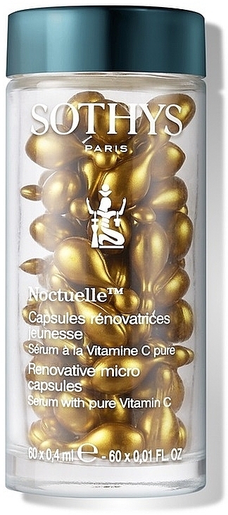 Renewing Capsule Concentrate with Vitamin C - Sothyys Noctuelle Renovative Micro Capsules Serum With Pure Vitamin C — photo N3