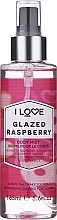 Refreshing Body Spray 'Glazed Raspberry' - I Love Glazed Raspberry Body Mist — photo N1