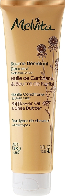 Gentle Conditioner for All Hair Types - Melvita Baume Demelant Douceur — photo N1