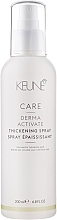 Strengthening Anti Hair Loss Spray - Keune Care Derma Activate Thickening Spray — photo N3