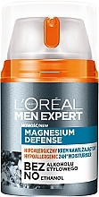 Fragrances, Perfumes, Cosmetics Hypoallergenic Moisturizing Face Cream - L'Oreal Paris Men Expert Magnesium Defense