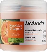 Intensive Hair Mask "Nourishment & Repair" - Babaria Intensive Mask Nutritive & Repair — photo N1