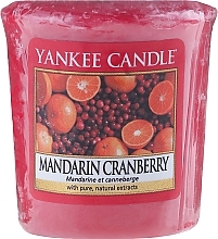 Fragrances, Perfumes, Cosmetics Scented Candle "Mandarin & Cranberry" - Yankee Candle Scented Votive Mandarin Cranberry