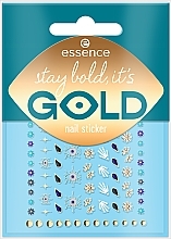 Fragrances, Perfumes, Cosmetics Nail Stickers, 88 pcs. - Essence Stay Bold, It's Gold Nail Sticker