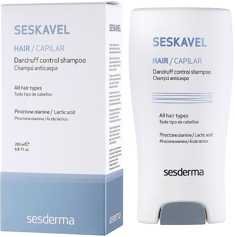 Anti-Dandruff Shampoo - SesDerma Laboratories Seskavel Kavel Dandruff Control Shampoo — photo N26