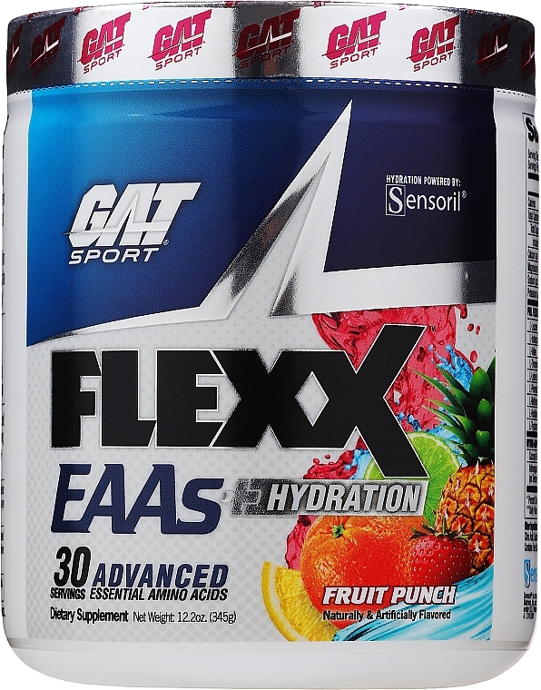 Dietary Supplement "Fruit Punch" - GAT Sport Flexx EAAs + Hydration Fruit Punch — photo N1