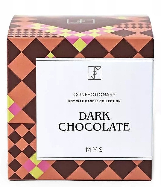 Soy Candle "Dark Chocolate" - Mys Dark Chocolate Candle — photo N3