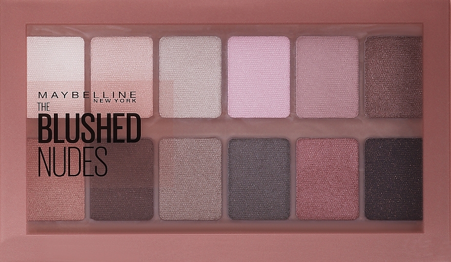 Eyeshadow Palette 12 Shades - Maybelline The Blushed Nude — photo N17