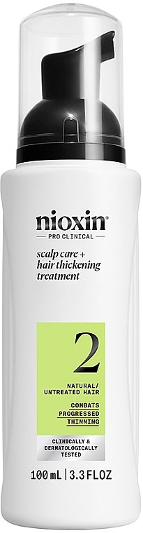 スカルプ＆ナチュラルヘア ケア トリートメント - Nioxin Pro Clinical System 2 Scalp + Hair Thickening Treatment — photo N1