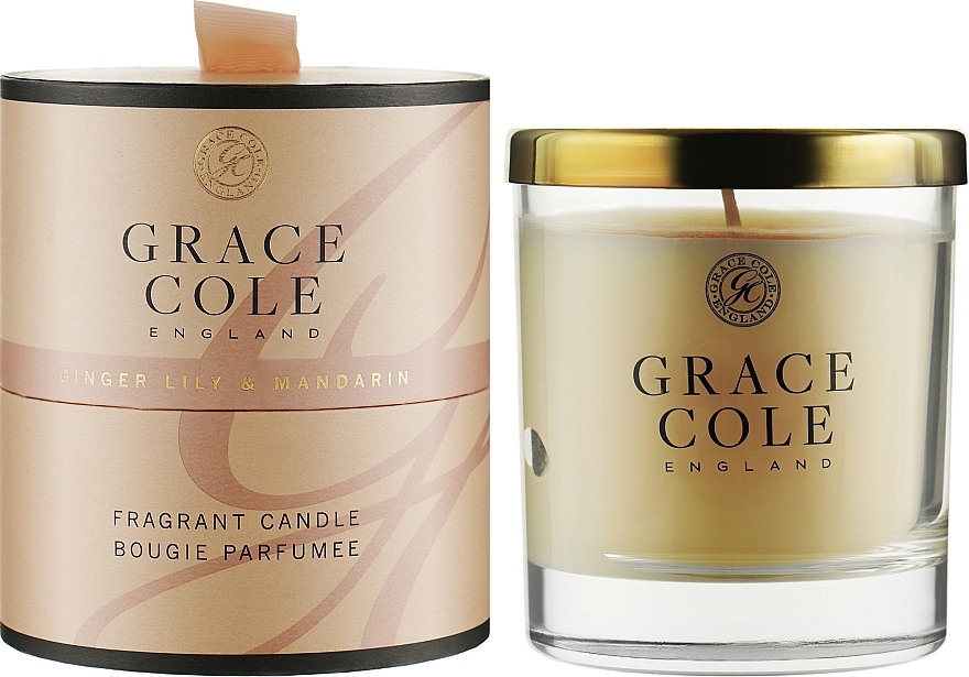 Scented Candle - Grace Cole Boutique Ginger Lily & Mandarin Fragrant Candle — photo N19