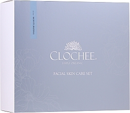 Fragrances, Perfumes, Cosmetics Set - Clochee Facial Skin Care Moisturising Set (ser/30ml + eye/cr/15ml + candle)
