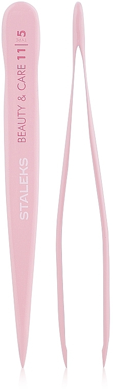 Eyebrow Tweezers, TBC-11/5 - Staleks Beauty & Care 11 Type 5 — photo N1