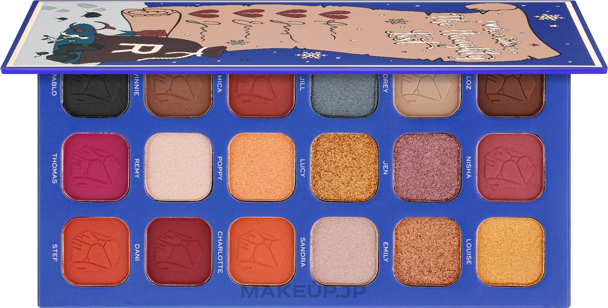 Eyeshadow Palette - I Heart Revolution Naughty List Eyeshadow Palette — photo 18 g