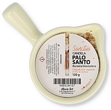 Palo Santo Scented Candle, beige - Himalayan dal 1989 Palo Santo Candle — photo N2