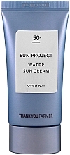 Fragrances, Perfumes, Cosmetics Organic Waterproof Sun Cream with Aloe Extract - Thank You Farmer Sun Project Water Sun Cream SPF50+ PA+++