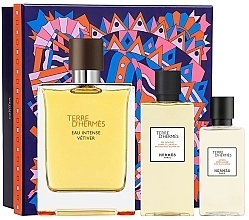 Terre D'Hermes Eau Intense Vetiver - Set (edp/100ml + ash/40ml + sh/gel/80ml) — photo N2