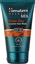 Peeling Washing Gel - Himalaya Herbals Power Glow Licorice Face Wash For Men — photo N1