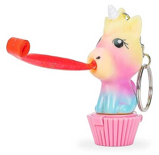 Lip Balm 'Unicorn with Pipe', strawberry - Martinelia Unicorn Tongue Lip Balm — photo N1