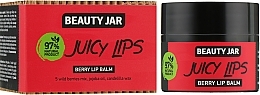 Berry Lip Balm "Juicy Lips" - Beauty Jar Berry Lip Balm — photo N9