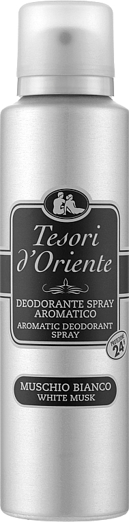 White Musk Deodorant Spray - Tesori d'Oriente White Musk Deodorant Spray — photo N1