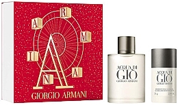 Fragrances, Perfumes, Cosmetics Giorgio Armani Acqua Di Gio Pour Homme - Set (edt/50 ml + deo/75 g)