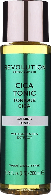 Centella Asiatica Extract Tonic - Makeup Revolution Skincare Soothing Tonic With Cica And Green Tea — photo N1