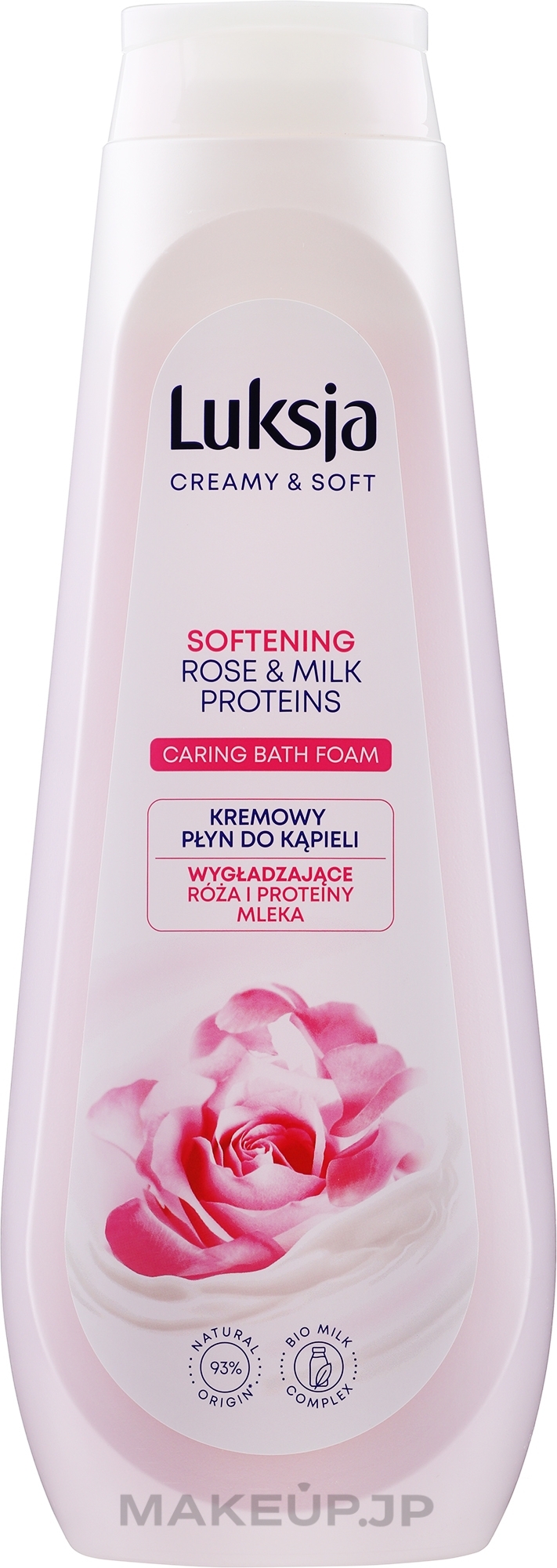 Luksja - Creamy Rose Petals & Milk Proteins Bath Foam — photo 900 ml