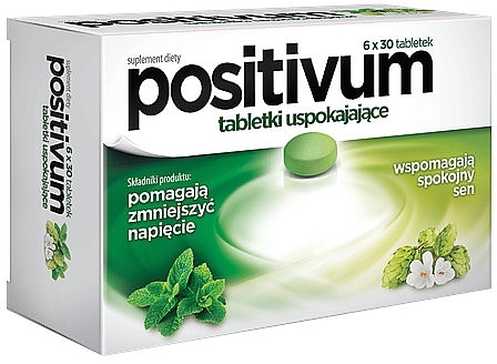 Soothing Dietary Supplement - Aflofarm Positivum — photo N1