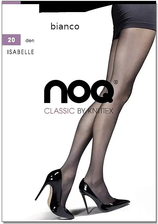 Tights 'Isabelle', 20 Den, bianco - Knittex — photo N3