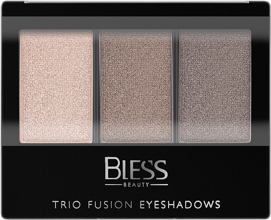 Triple Eyeshadow - Bless Beauty Trio Fusion Eyeshadows — photo N2
