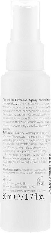 Antibacterial Spray - AA Aquaselin Extreme Antibacterial Spray  — photo N2