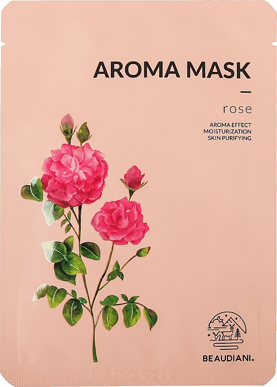 Rose Face Mask - Beaudiani Aroma Mask Rose — photo N5