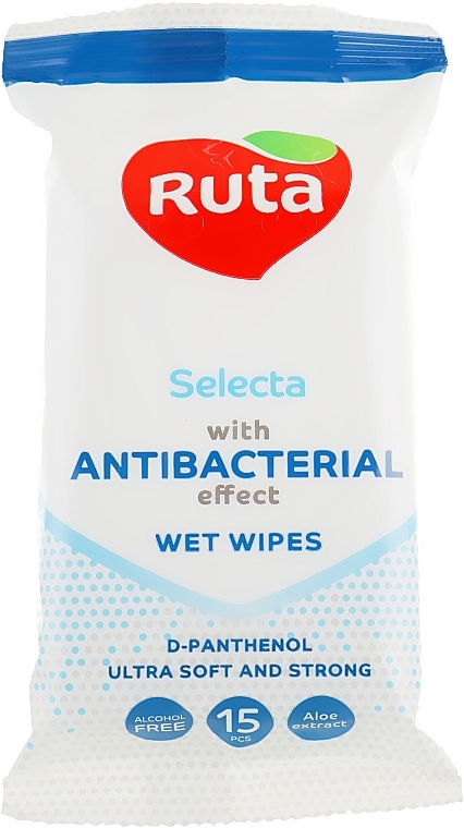 Wet Wipes 'Antibacterial' - Ruta Selecta Antibacterial — photo N2