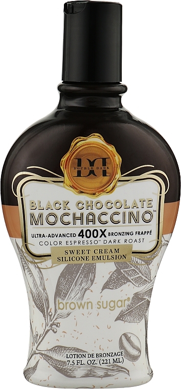 Creamy Souffle with Ultra-Dark Bronzers, Roasted Coffee Bean Extract, Dark Caramel & Whipped Cream - Brown Sugar Black Chocolate Mochaccino 400X — photo N5