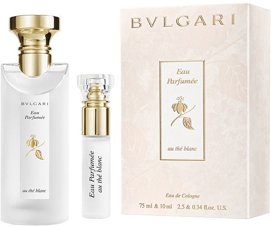 Bvlgari Eau Parfumee au The Blanc - Set (edc/75ml + mini/10ml) — photo N1