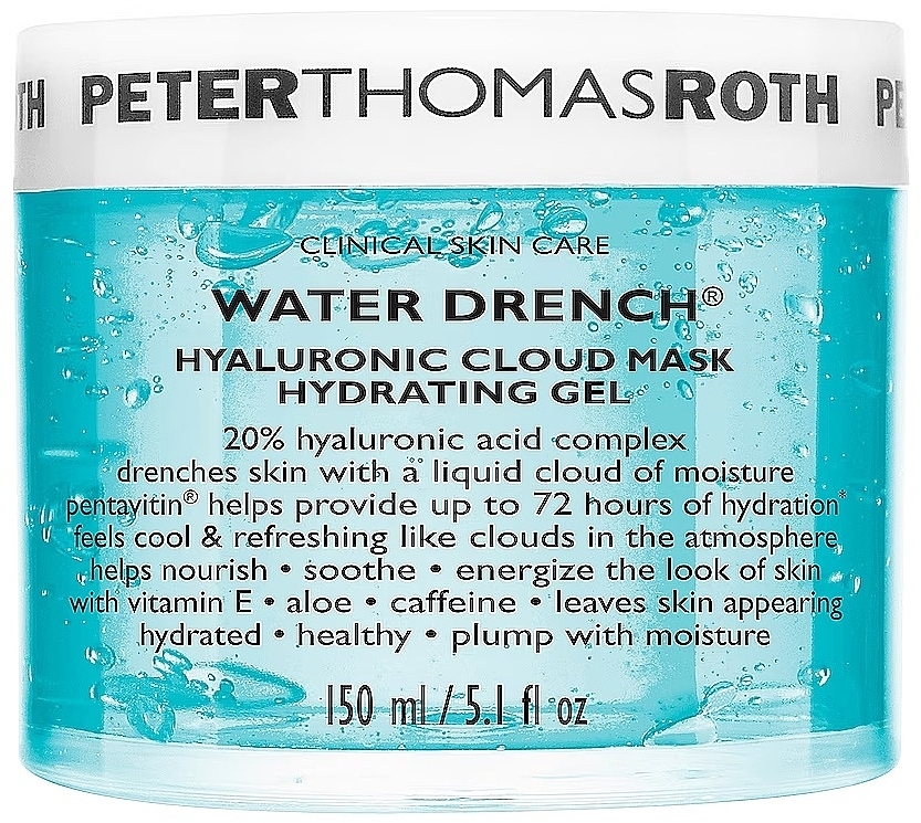 Face Mask - Peter Thomas Roth Water Drench Hyaluronic Cloud Mask Hydrating Gel — photo N1