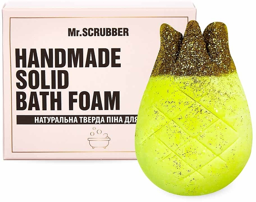 Solid Bath Foam - Mr.Scrubber Bath Foam Pineapple — photo N1