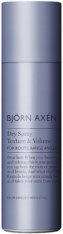 Texturizing & Volumizing Dry Hair Spray - BjOrn AxEn Texture & Volume Dry Spray — photo N6