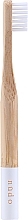 Medium Bamboo Toothbrush - Nudo Nature Made Bamboo Toothbrush Junior — photo N2