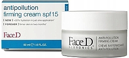 Fragrances, Perfumes, Cosmetics Firming Face Cream - FaceD Antipollution Firming Cream SPF 15