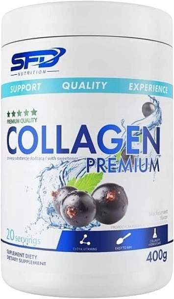 Black Currant Collagen Premium Dietary Supplement - SFD Nutrition Collagen Premium Blackcurrant — photo N1