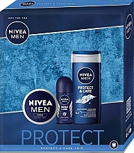 Fragrances, Perfumes, Cosmetics Set - Nivea Men Protect & Care Trio Set (sh/gel/250ml + deo/50ml + cr/75ml)