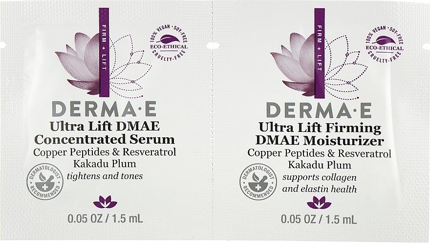 Sample Set - Derma E Ultra Lift (serum/1.5ml + cr/1.5ml) — photo N9