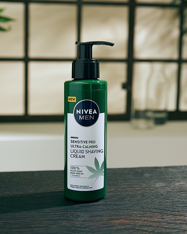 Ultra Soothing Liquid Shaving Cream - Nivea Men Sensitive Pro Ultra Calming Liquid Shaving Cream — photo N38