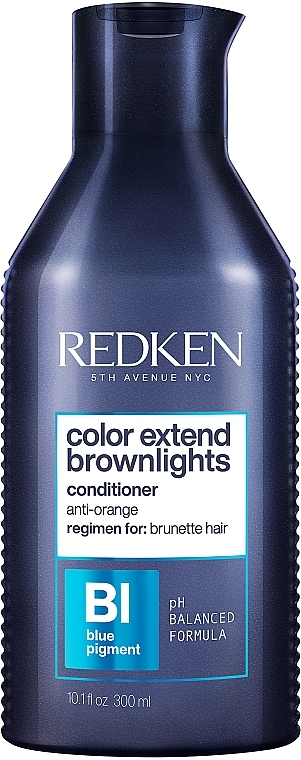 Neutralizing Unwanted Brunette Tones Conditioner - Redken Color Extend Brownlights Conditioner — photo N1