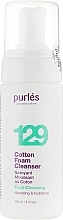 Mild Face Cleansing Foam - Purles 129 Total Cleansing Cotton Foam Cleanser — photo N1