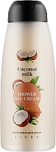 Shower Gel Cream "Coconut Milk" - Liora Coconut Milk Shower Gel-Cream — photo N1